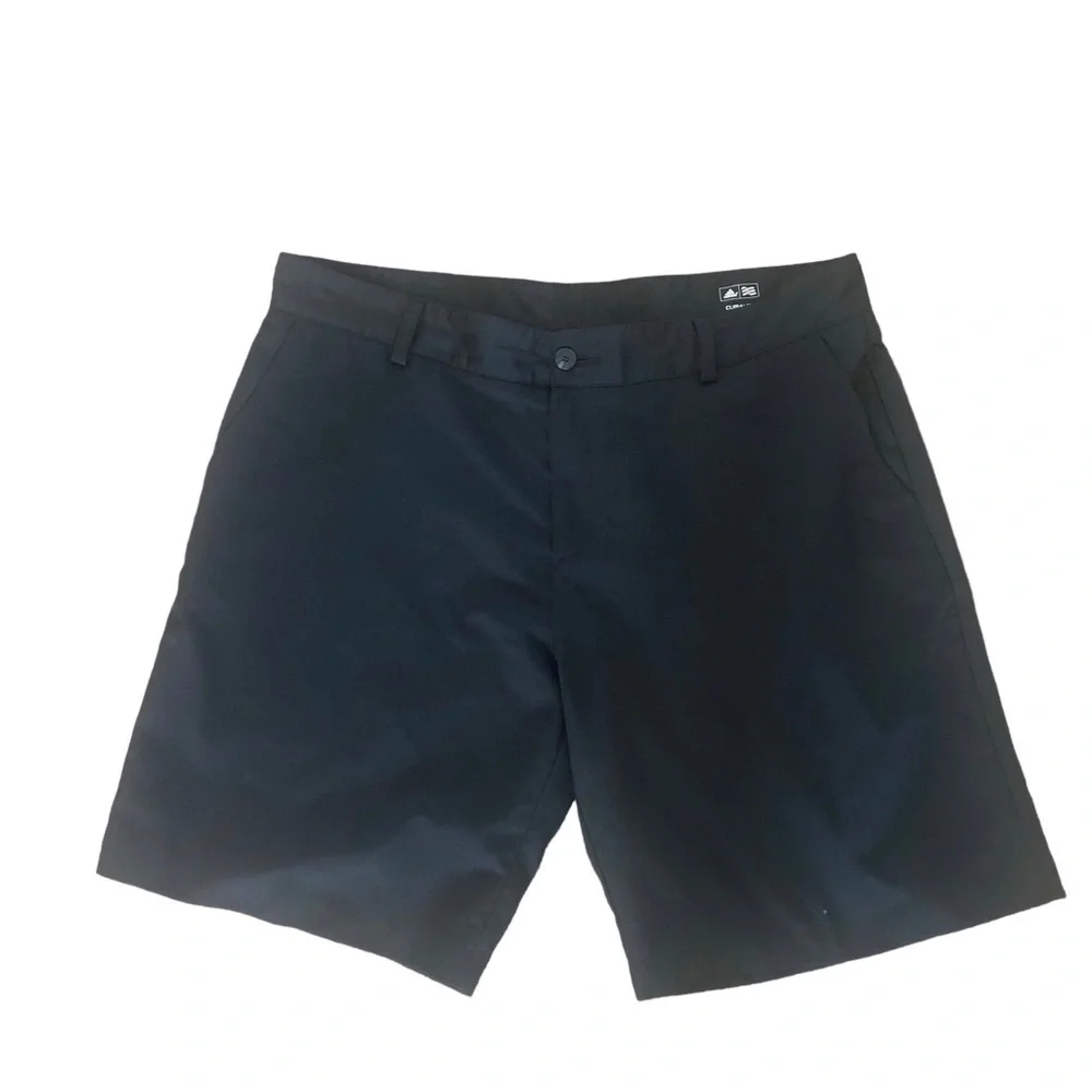 Adidas Climate Dress Golf Dress Shorts Sz. 38 Black AE7002 Pockets Summer